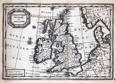 Map of the British Isles by Pieter van der Aa, c.1729