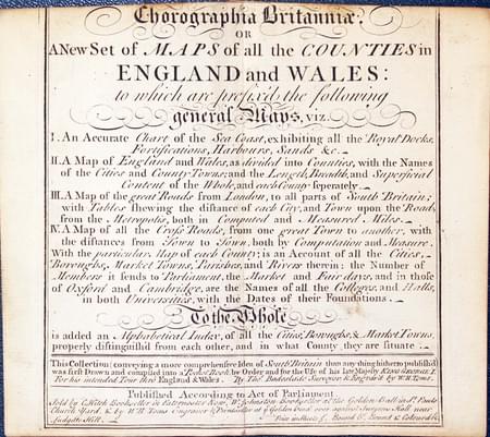 Chorographia Britanniae 1742