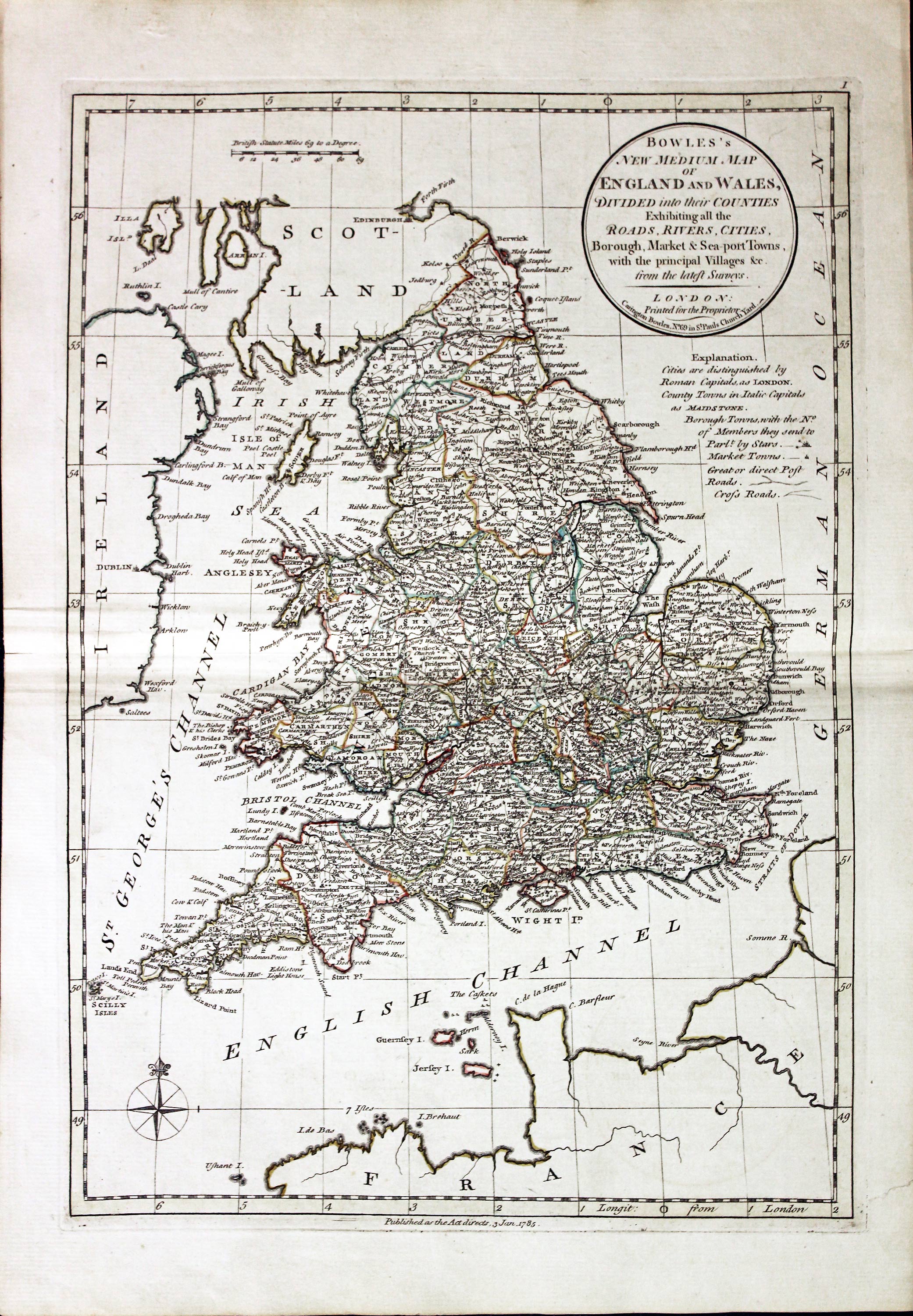 Antique maps by Carington Bowles