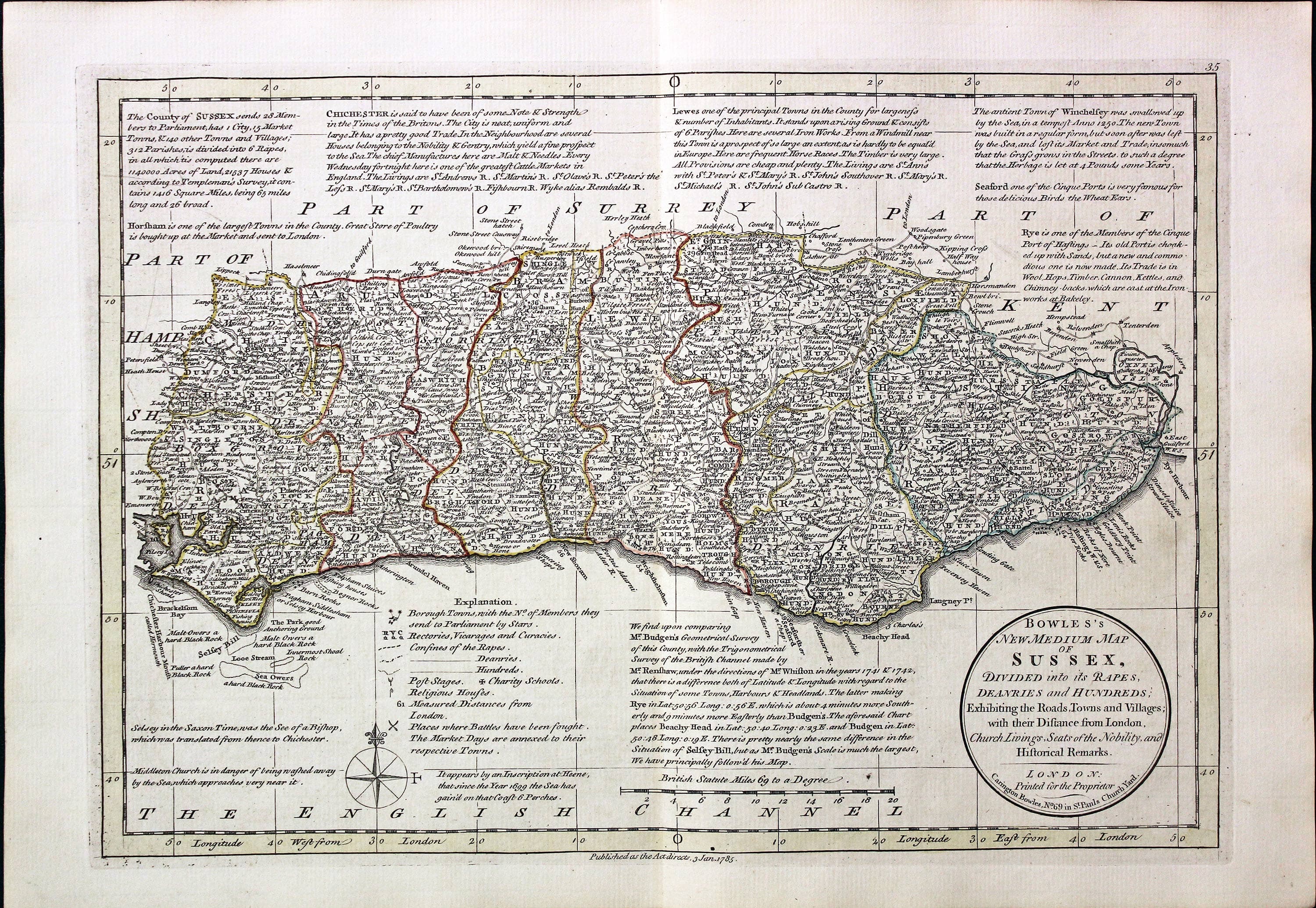 Antique maps by Carington Bowles