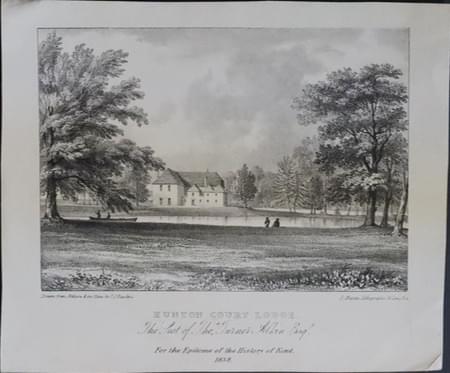 Hunton Court Lodge Kent in 1838