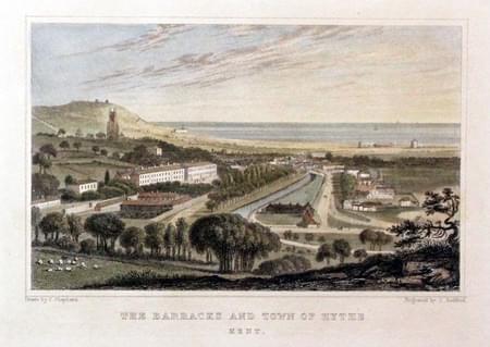 Barracks and Town of Hythe Kent