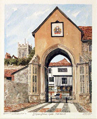 Erpingham Gate Norwich by Philip Martin