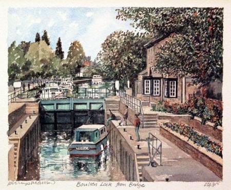 Boulter's Lock, Maidenhead, Berkshire. Portraits of Britain