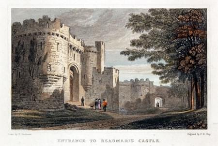 Beaumaris Castle, Anglesey by Henry Gastineau