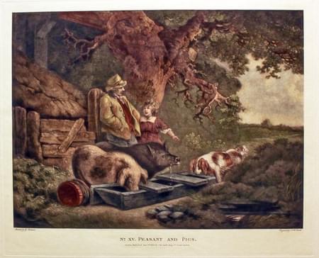 Peasant and Pigs, George Morland