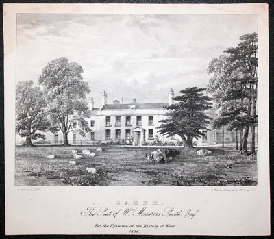 Camer, Kent Lithograph 1838