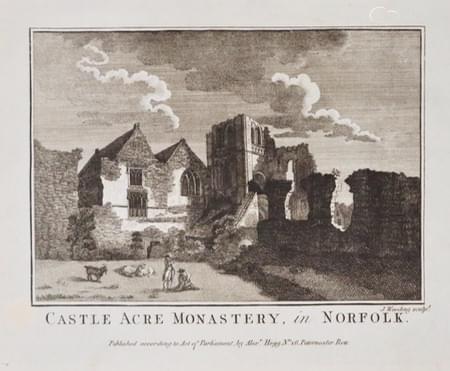  Castle Acre Castle in Norfolk 1786 