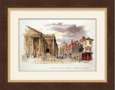 Framed print of the Corn Exchange, Bury St. Edmunds by Mads Stage