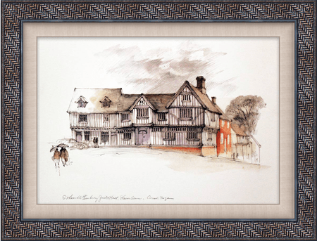 Framed picture of Flatford Mill, Suffolk by Mads Stage